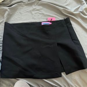 Edikted black skirt with slit